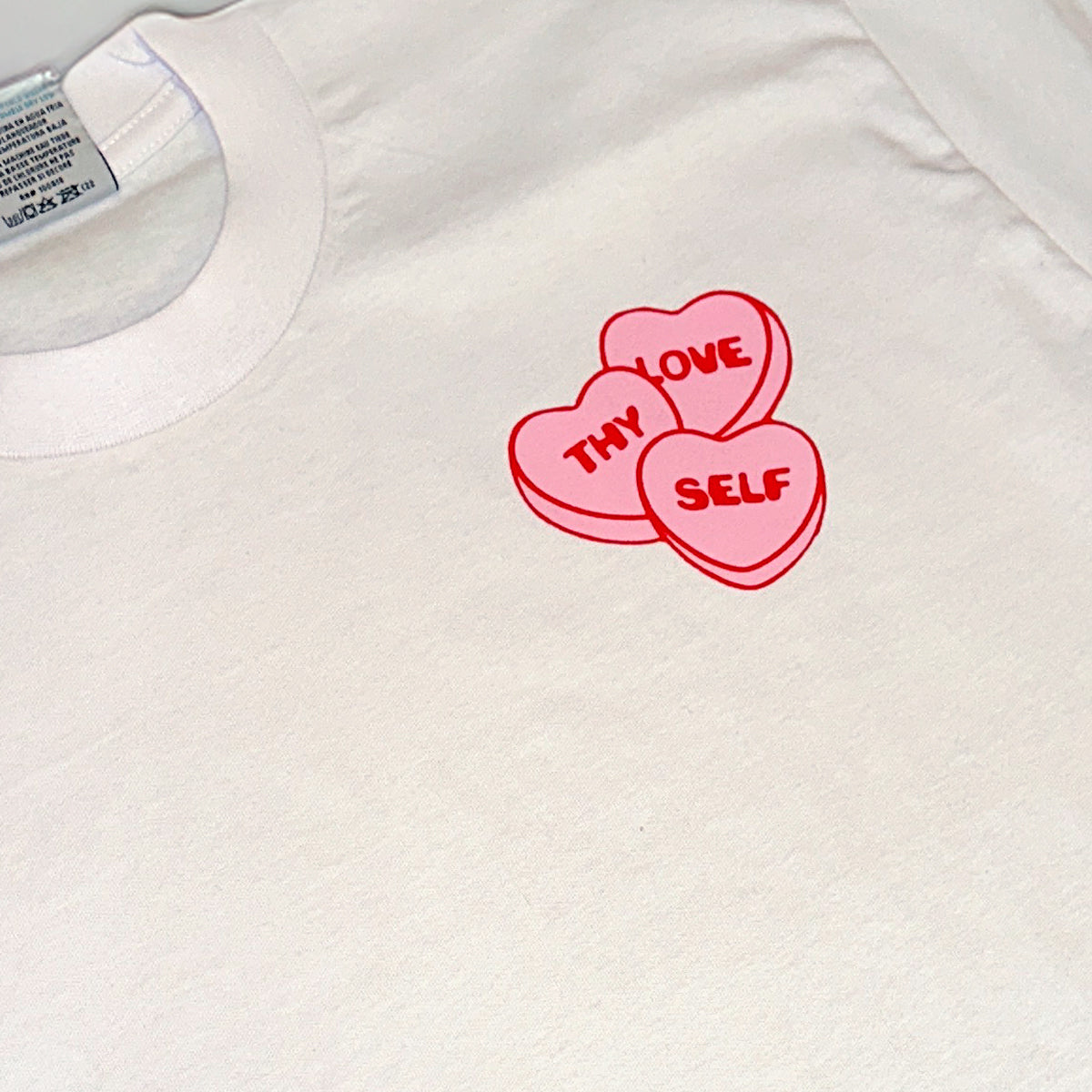 Love Thy Self ADULT T-shirt (White)