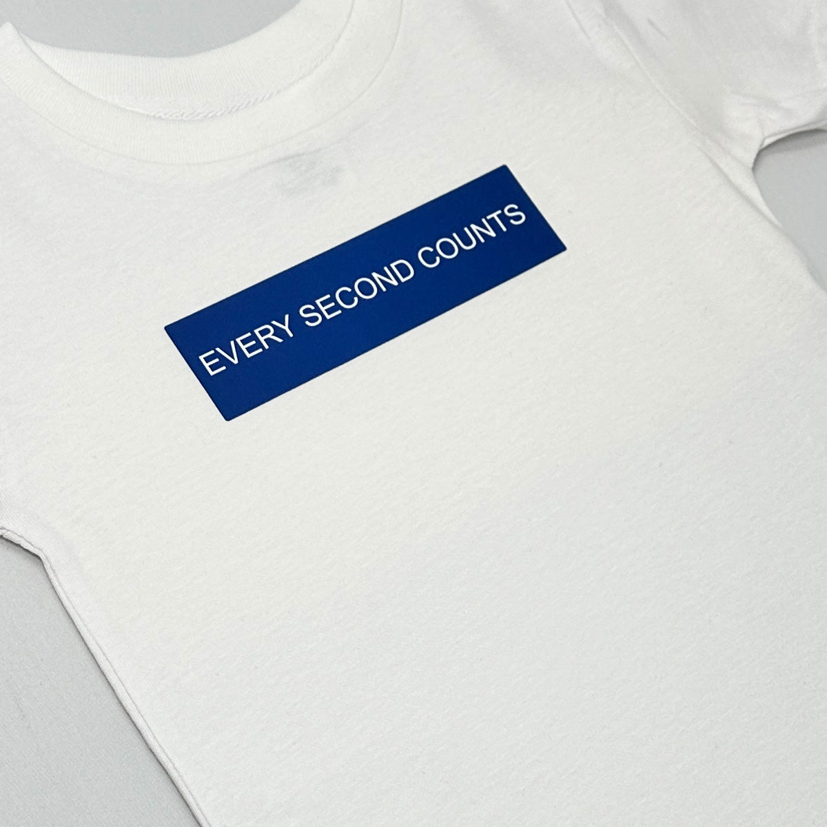 Every Second Counts T-shirt (White)