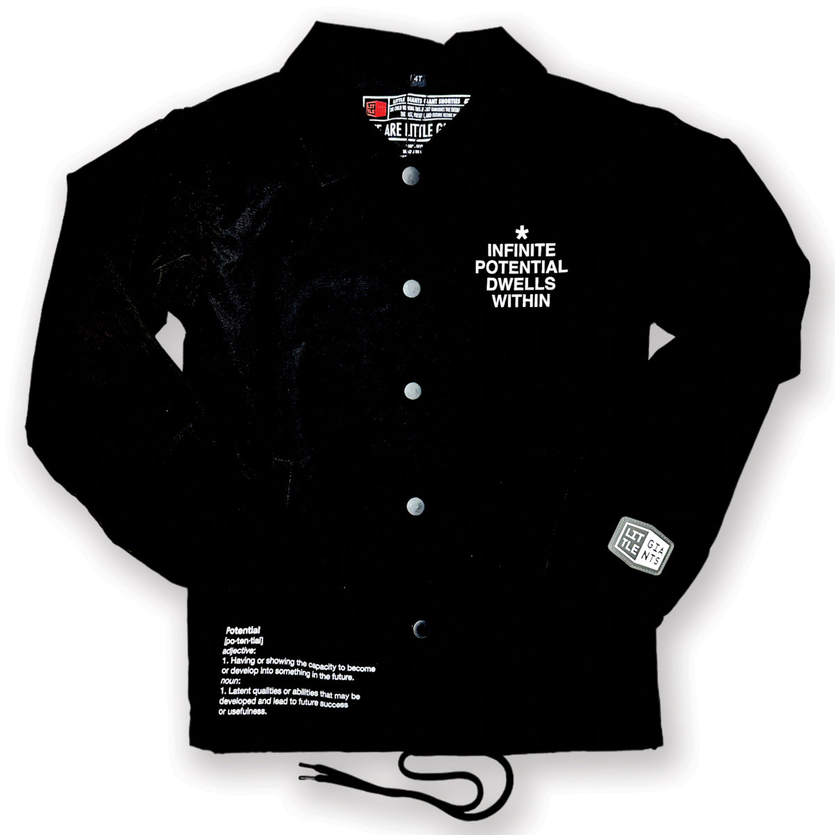 Infinite Potential Coach Jacket (Black)