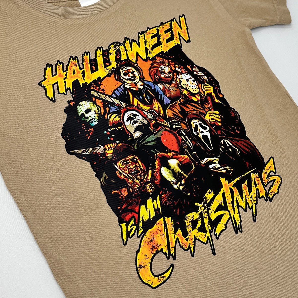 Halloween X-mas T-shirt (Peanut Butter)