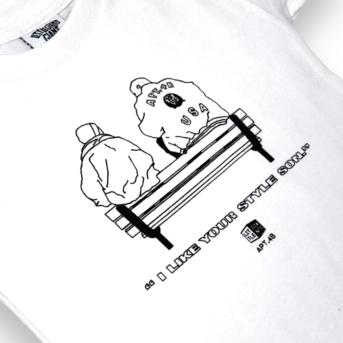 'I Like Your Style' x Apt.4b Collab T-shirt (White)