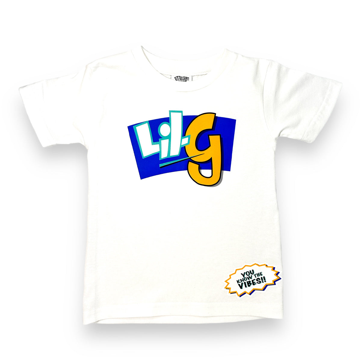 The Juice T-shirt (White-Aqua)