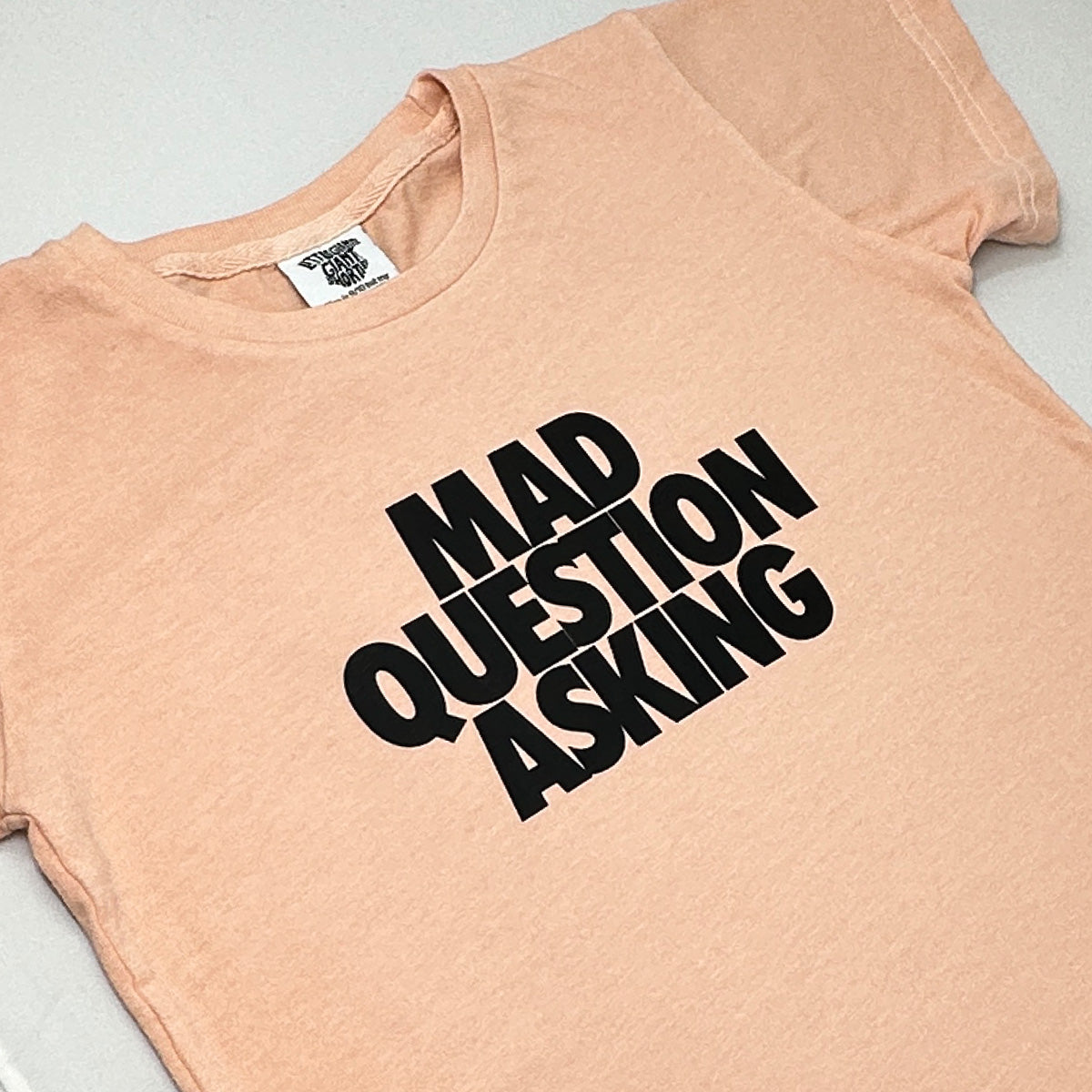 Mad Question Asking T-shirt (Mauve)
