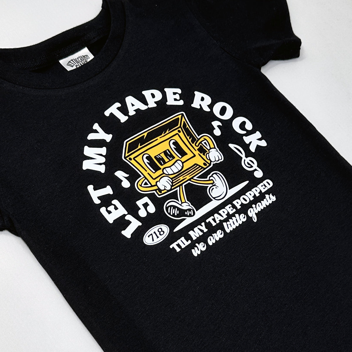 Tape Popped T-shirt (Black)