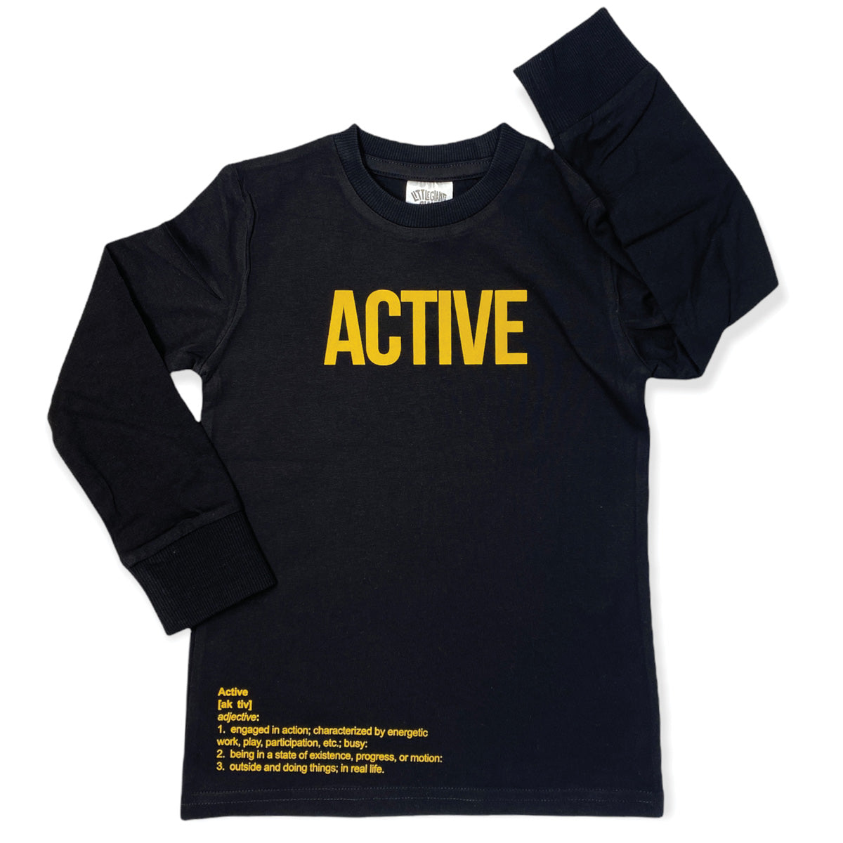 Active Long T-Shirt (Black)