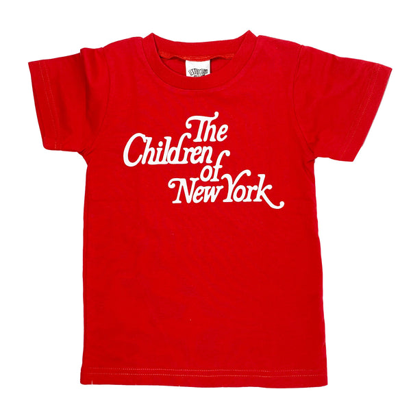 Cotton Oversized T-shirt - Bright blue/New York - Kids