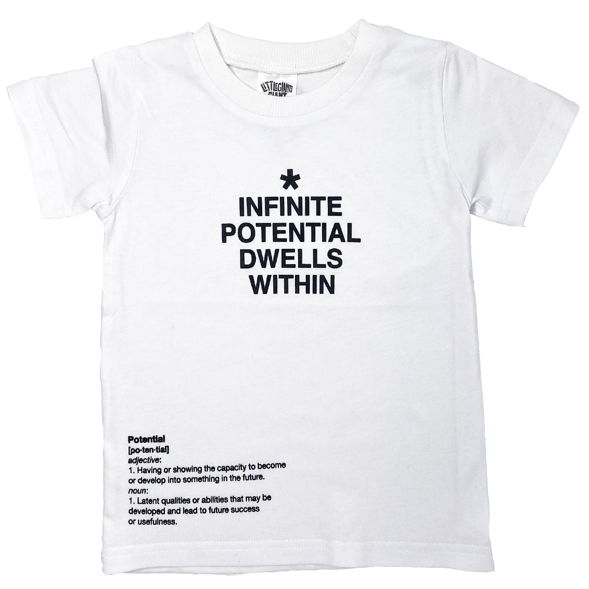 Baron Grund Påstået Infinite Potential T-Shirt (White) – Little Giants