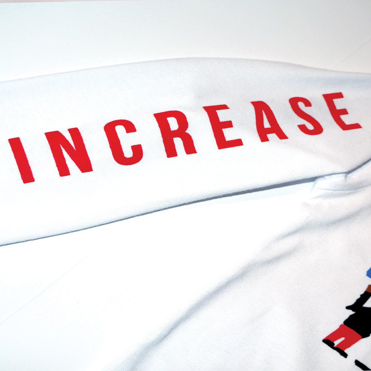 'Increase The Peace' Long Sleeve T-Shirt (White)