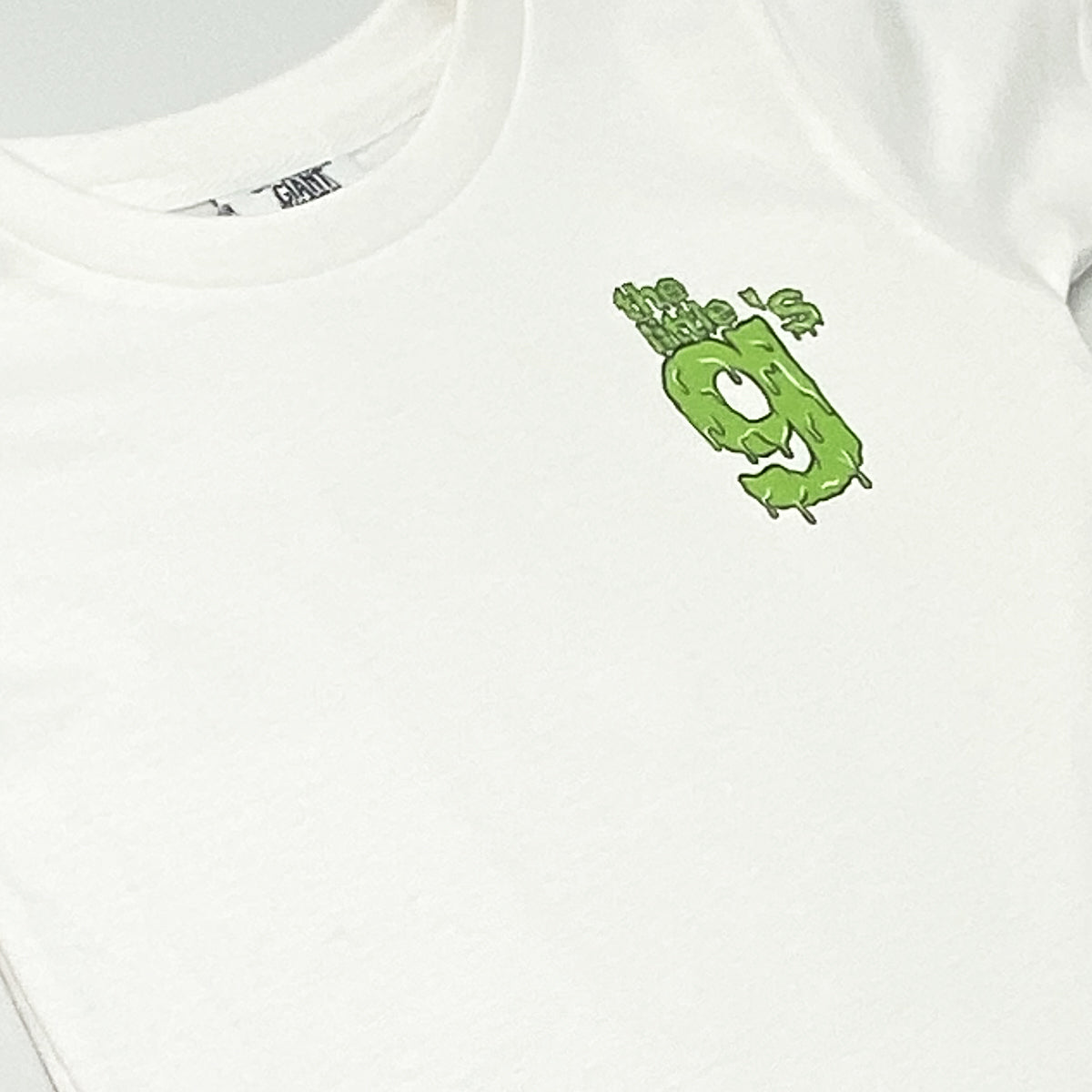 Little g's Lime Slime T-shirt (White)