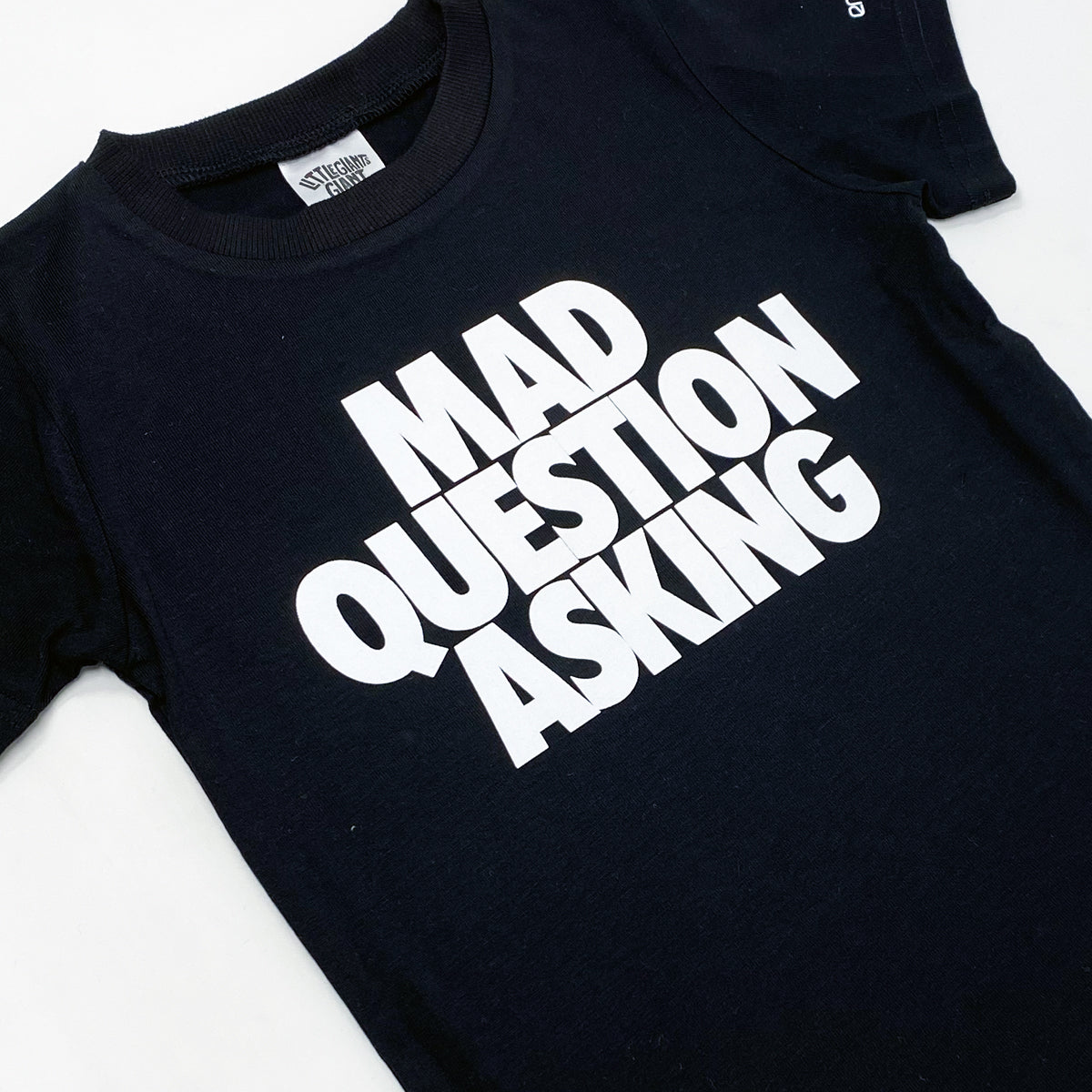 Mad Question Asking T-shirt (Black)