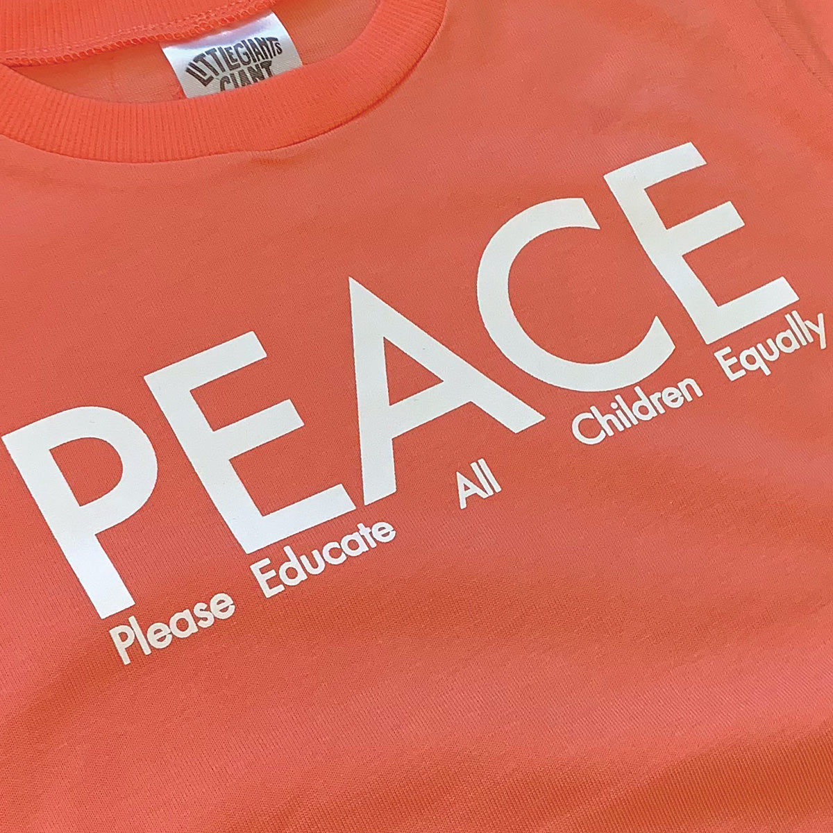 P.E.A.C.E T-Shirt (Coral)