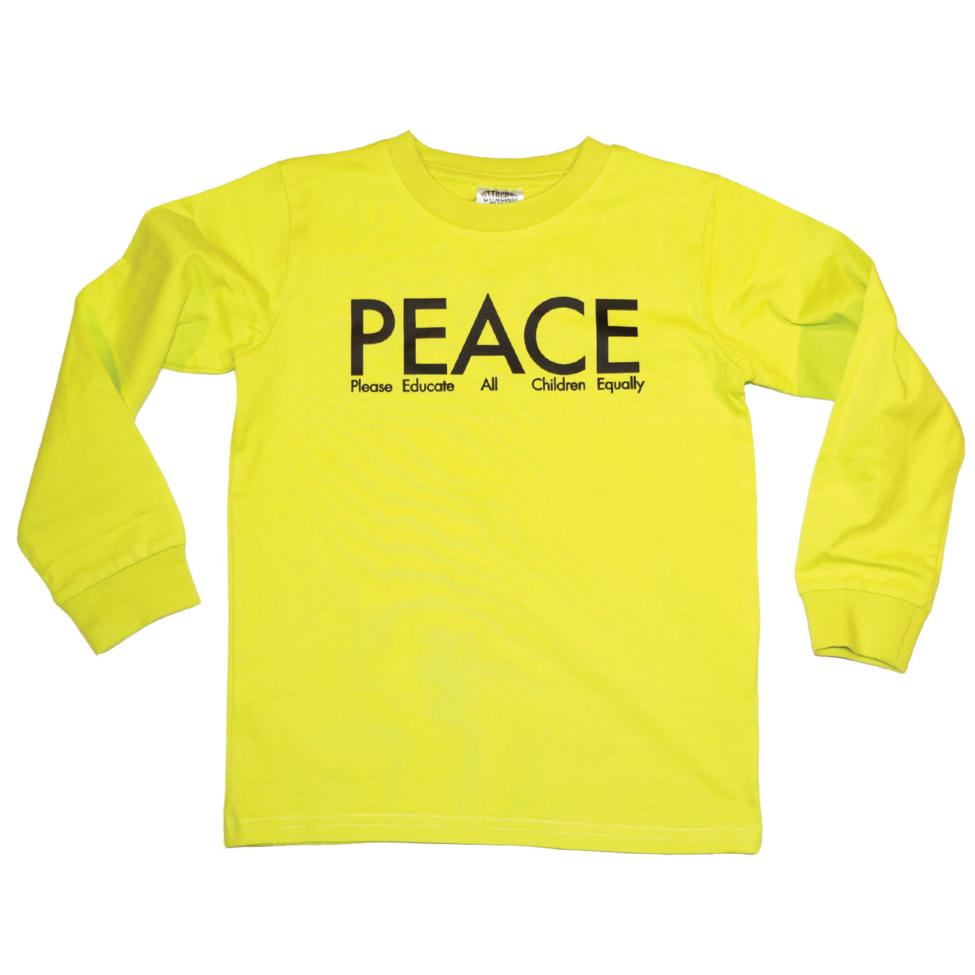 P.E.A.C.E Long T-Shirt (Volt)