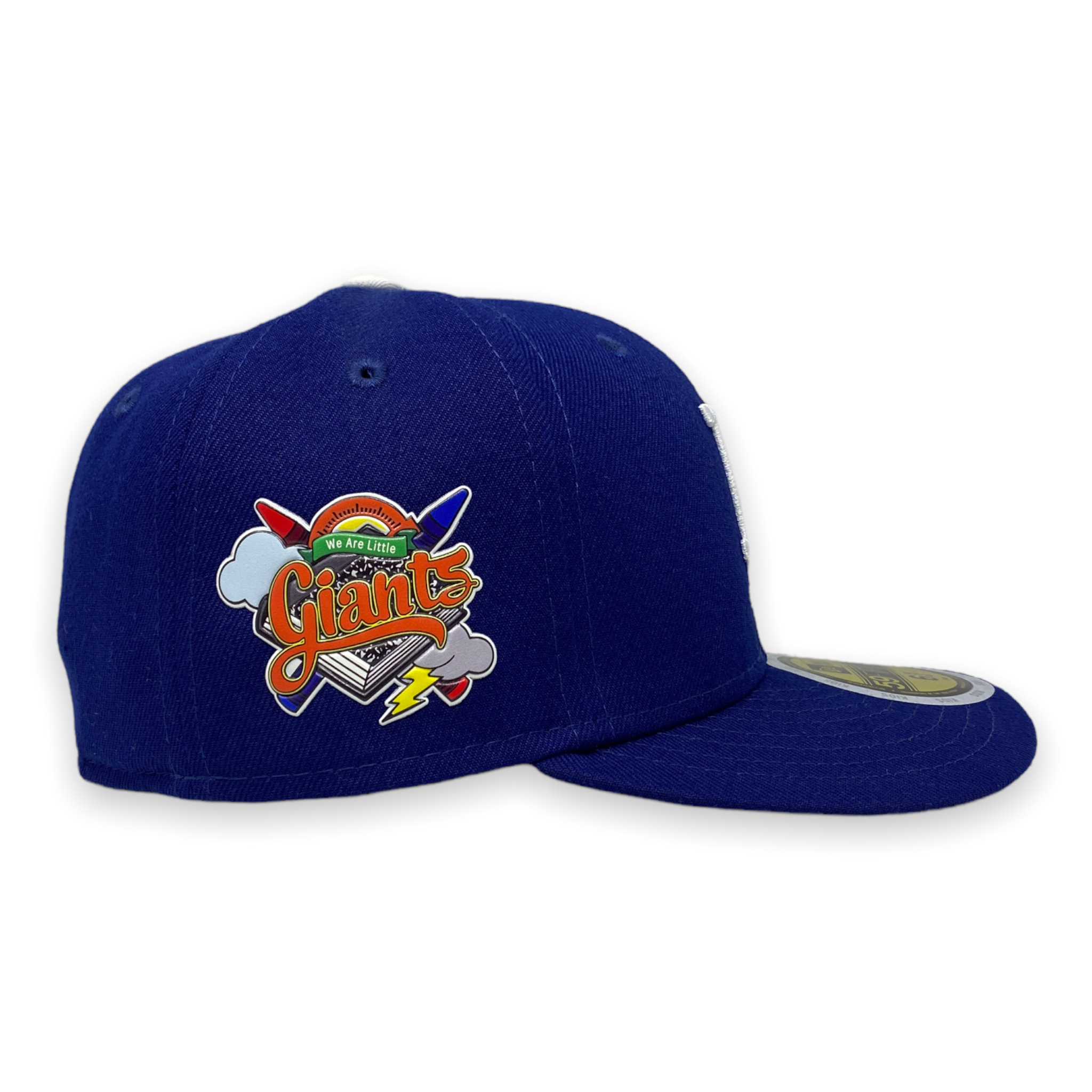 LA Dodgers Custom Emblem Cap (Blue) FITTED – Little Giants