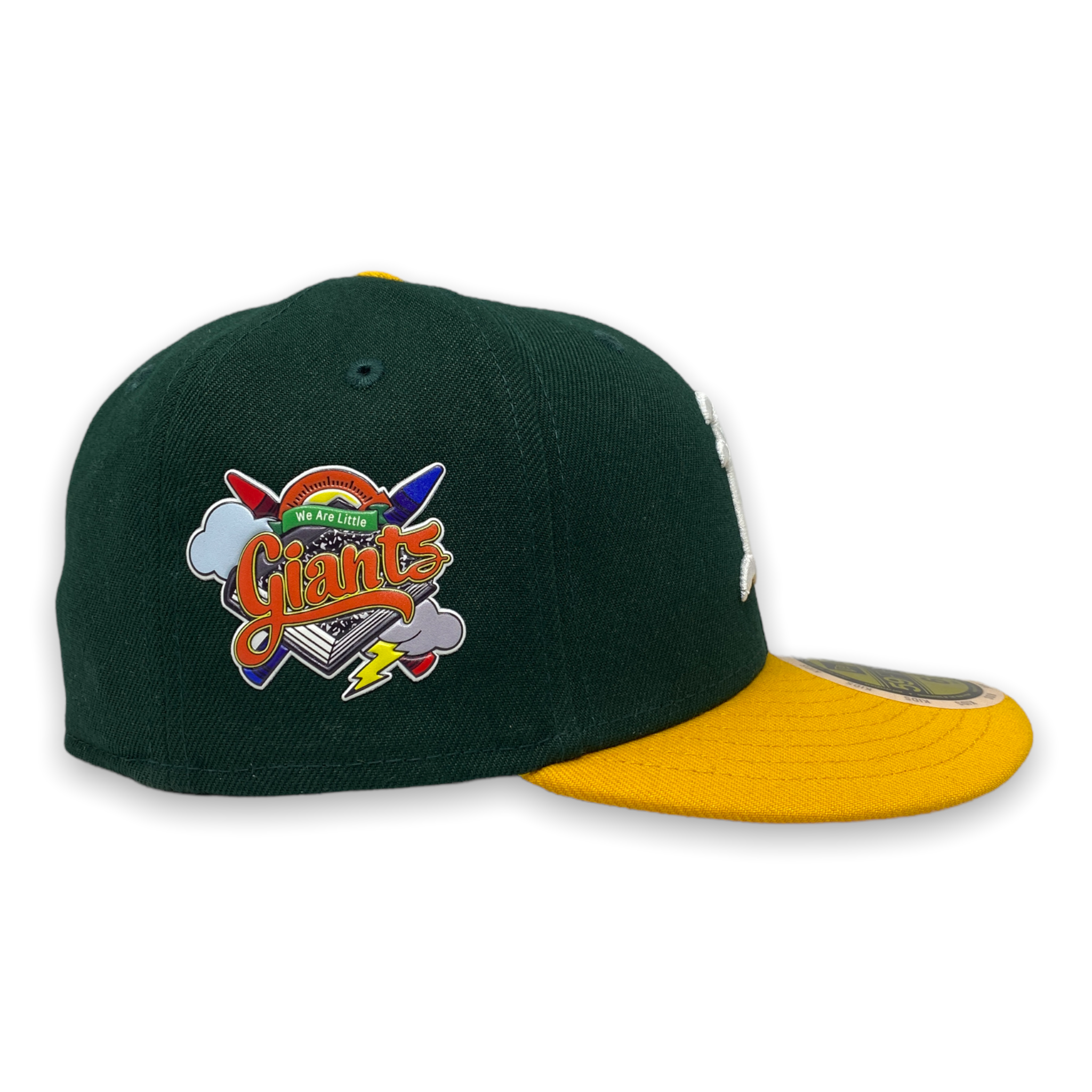 Oakland A's Custom Emblem Cap (Green) FITTED