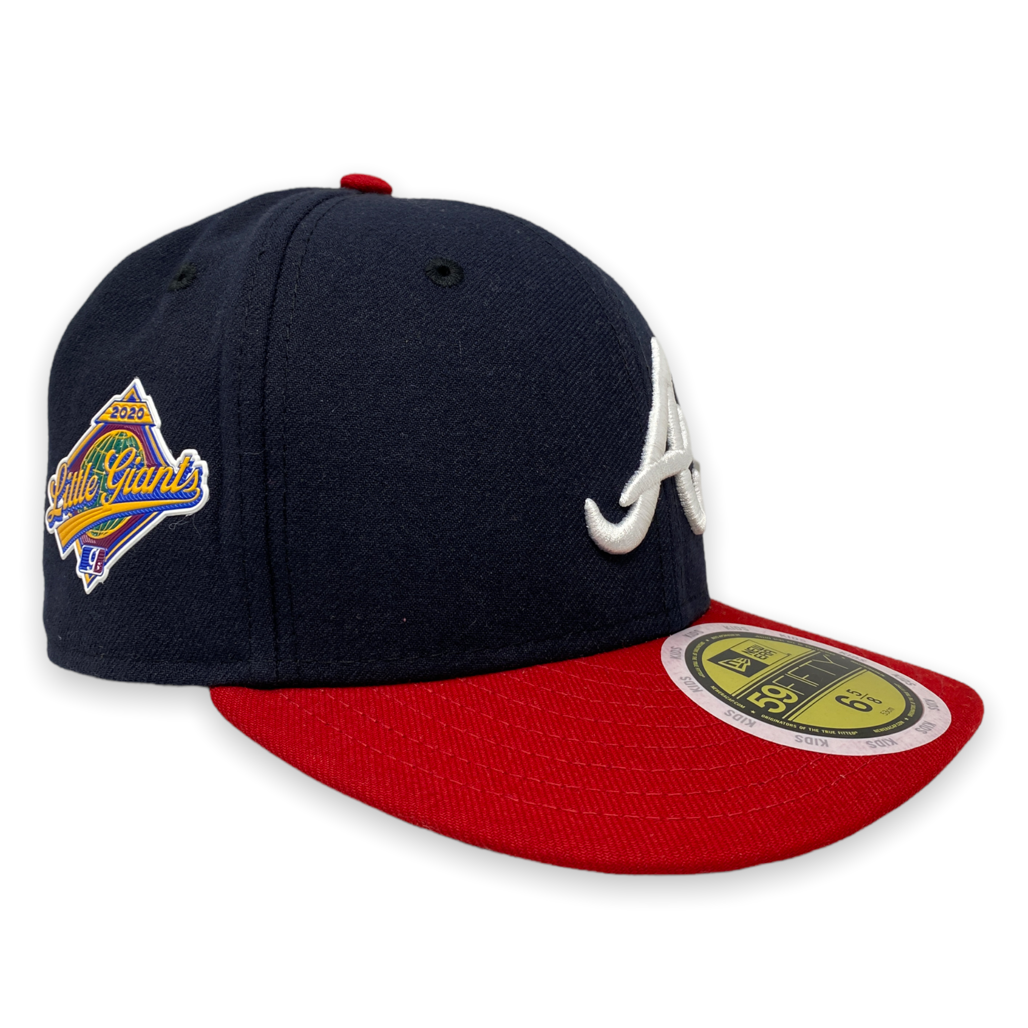 Atlanta Braves Custom Emblem Cap (Navy) – Little Giants
