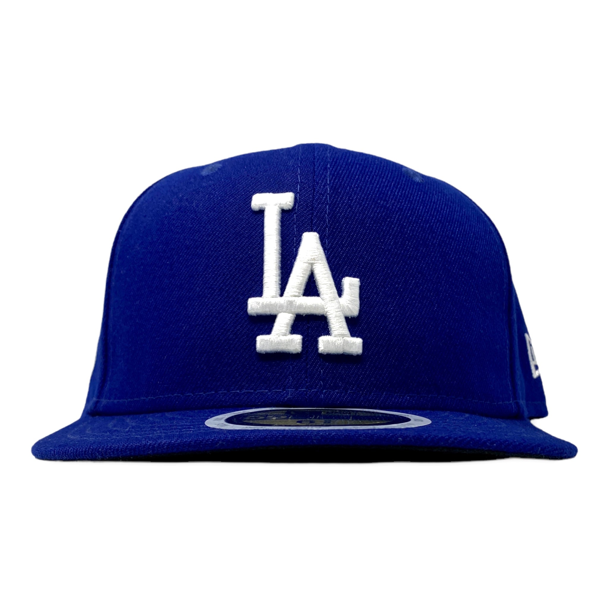 LA Dodgers Custom Emblem Cap (Blue) FITTED