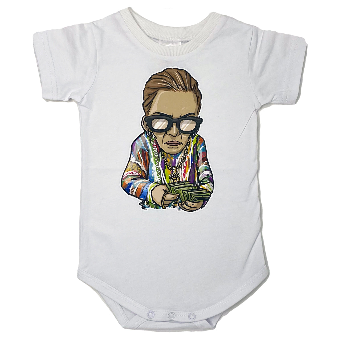 Notorious RBG Onesie (White)