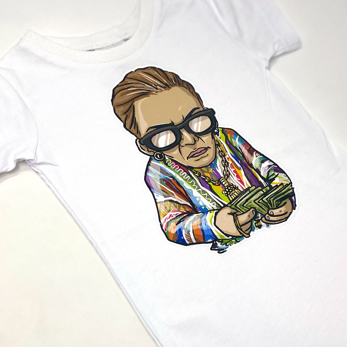 Notorious RBG Onesie (White)