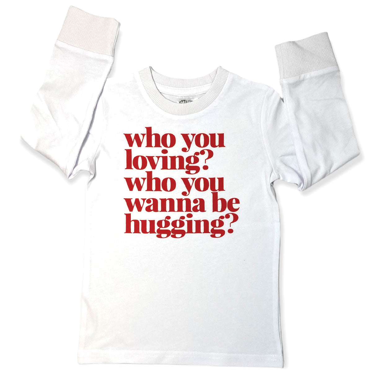 Who You Loving Long T-Shirt (White)