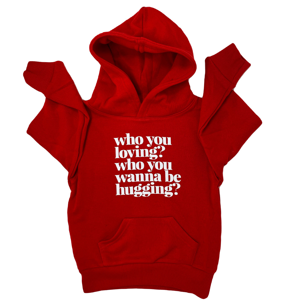 Who You Loving Hoodie (Red)