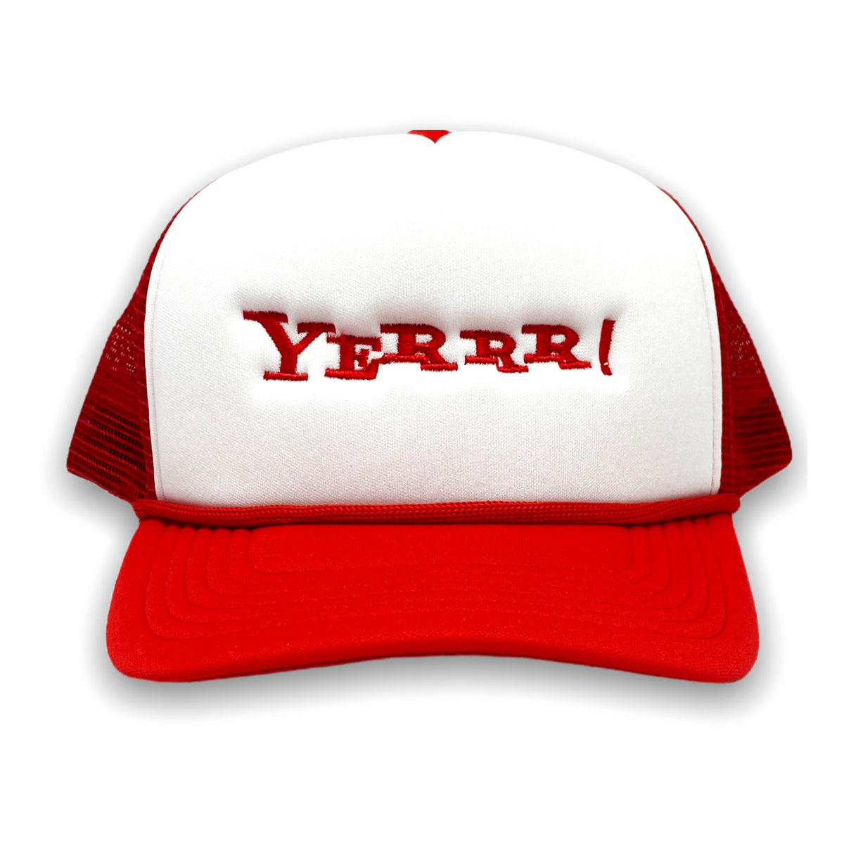Yerrrhoo! Trucker Hat (Red/White)